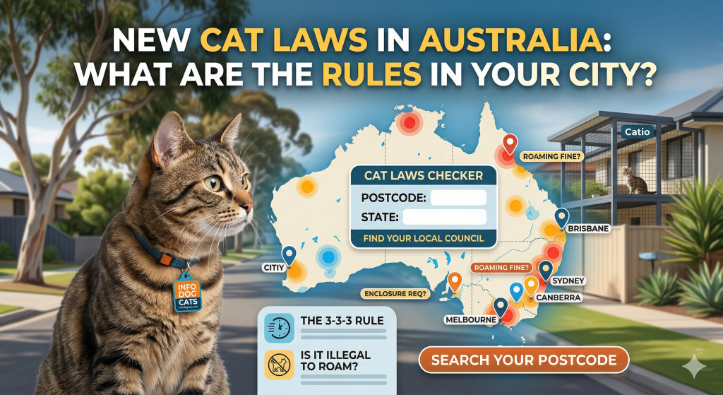 New Cat Laws Australia 2026: Rules, Fines & The 3-3-3 Rule