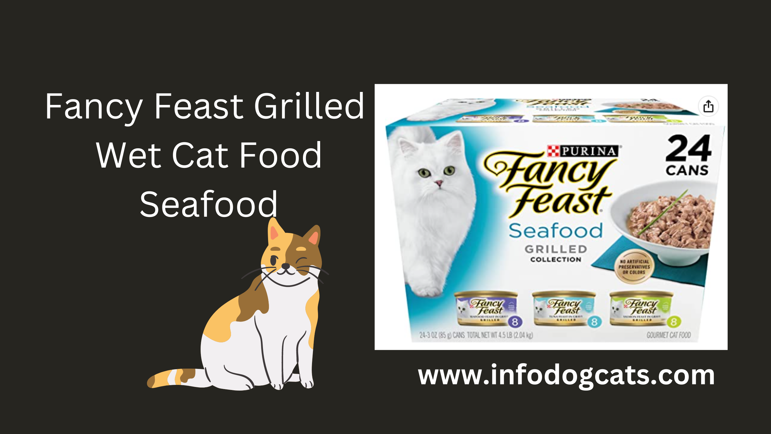 Fancy Feast Grilled Wet Cat Food Seafood Collection in Wet Cat Food