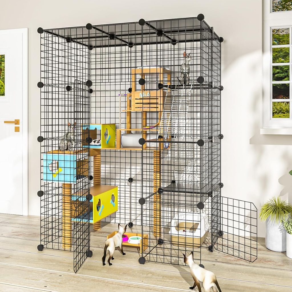 large indoor cat enclosure for apartments